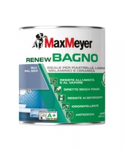 SMALTO ALL'ACQUA BAGNO MAX MEYER "RENEW" BLU 0,75 LT