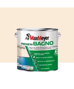 SMALTO ALL'ACQUA BAGNO MAX MEYER "RENEW" BIANCO PERLA 2 LT