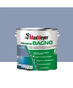 SMALTO ALL'ACQUA BAGNO MAX MEYER "RENEW" BLU 2 LT