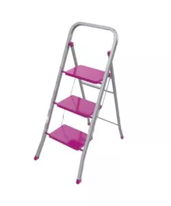 SCALA PIEGHEVOLE "SLIMMY" IN ACCIAIO CON 3 GRADINI PORTATA 100 KG