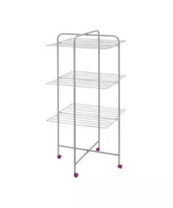 STENDIBIANCHERIA VERTICALE IN ACCIAIO 71X71X132 CM