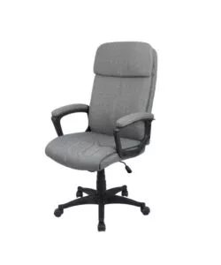 SEDIA DA UFFICIO BELLAHOME "BERKELEY" IN TESSUTO GRIGIO MELANGE 68X57X112-122 CM