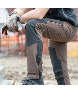 PANTALONE DA LAVORO KAPRIOL "TECH" MARRONE TG M