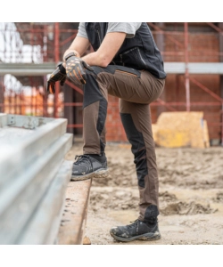 PANTALONE DA LAVORO KAPRIOL "TECH" MARRONE TG L