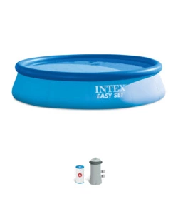 PISCINA GONFIABILE AUTOPORTANTE ROTONDA INTEX "EASY SET" 457X457X107 CM - COD. 26166NP