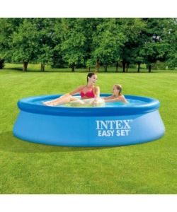 PISCINA GONFIABILE AUTOPORTANTE INTEX "EASY SET" 244X244X61 CM - COD. 28108NP