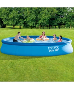 PISCINA GONFIABILE AUTOPORTANTE ROTONDA INTEX "EASY SET" 457X457X84 CM - COD. 28158NP