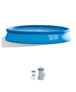 PISCINA GONFIABILE AUTOPORTANTE ROTONDA INTEX "EASY SET" 457X457X84 CM - COD. 28158NP