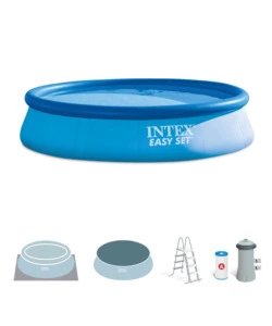 PISCINA GONFIABILE AUTOPORTANTE ROTONDA INTEX "EASY SET" 457X457X122 CM - COD. 26168NP