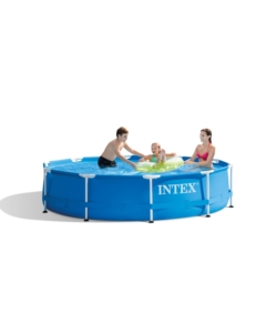 PISCINA FUORI TERRA CON STRUTTURA ROTONDA INTEX "METAL FRAME" BLU 305X305X76 CM - COD. 28202NP