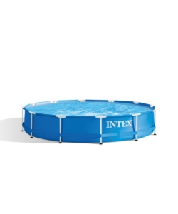 PISCINA FUORI TERRA CON STRUTTURA ROTONDA INTEX "METAL FRAME" BLU 366X366X76 CM - COD. 28210NP