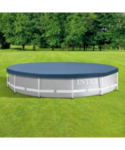 TELO DI COPERTURA ROTONDO PER PISCINE INTEX SPECIFICO PER MODELLO METAL E PRISMA FRAME 366X366X25 CM - COD. 28031