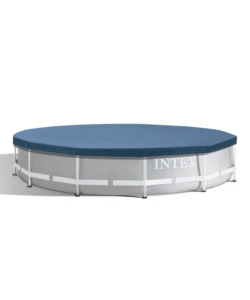 TELO DI COPERTURA ROTONDO PER PISCINE INTEX SPECIFICO PER MODELLO METAL E PRISMA FRAME 366X366X25 CM - COD. 28031