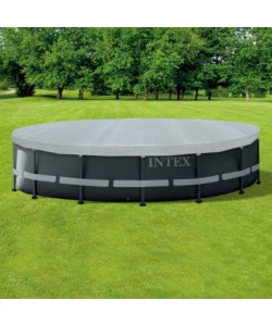 TELO DI COPERTURA ROTONDO PER PISCINE INTEX "DELUXE" SPECIFICO PER MODELLO FRAME 488X488X20 CM - COD. 28040