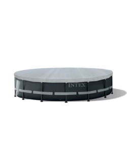 TELO DI COPERTURA ROTONDO PER PISCINE INTEX "DELUXE" SPECIFICO PER MODELLO FRAME 488X488X20 CM - COD. 28040