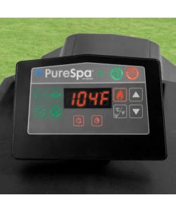 PISCINA IDROMASSAGGIO GONFIABILE INTEX "PURE SPA JET BUBBLE DELUXE" NERO 6 PERSONE 211X211X71 CM - COD. 28462