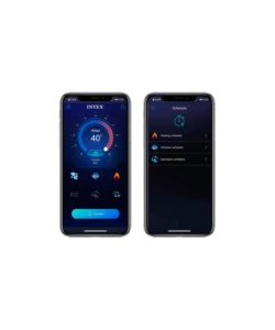 PISCINA IDROMASSAGGIO GONFIABILE INTEX "PURE SPA JET BUBBLE DELUXE" NERO 4 PERSONE 180X180X71 CM - COD. 28458