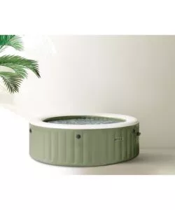 PISCINA IDROMASSAGGIO GONFIABILE INTEX "PURESPA BUBBLE MASSAGE" MARRONE 8 PERSONE 236X236X71 CM - COD. 28412NP