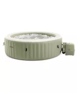 PISCINA IDROMASSAGGIO GONFIABILE INTEX "PURESPA BUBBLE MASSAGE" VERDE 8 PERSONE 236X236X71 CM - COD. 28412NP