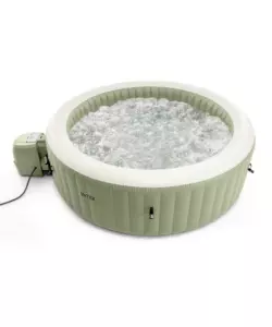PISCINA IDROMASSAGGIO GONFIABILE INTEX "PURESPA BUBBLE MASSAGE" VERDE 8 PERSONE 236X236X71 CM - COD. 28412NP
