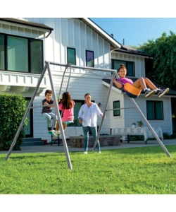 ALTALENA INTEX GRIGIO CON SET DI GIOCO A 2 FUNZIONI 249X249X203 CM - COD. 44122