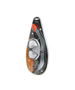 SET MASCHERA E BOCCAGLIO INTEX "REEF RIDER" MULTICOLORE IN PLASTICA - COD. 55648