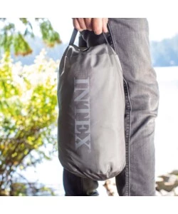 MATERASSO SINGOLO GONFIABILE INTEX "CAMPING" ARANCIONE 71X191X11 CM - COD. 64098NP