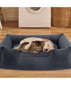 CUCCIA GONFIABILE PER CANI INTEX CON MINI POMPA MANUALE 79X58X22 CM - COD. 48701NP