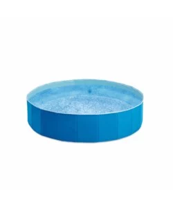 PISCINA FUORI TERRA CON STRUTTURA PIEGHEVOLE RIGIDA PER CANI INTEX AZZURRA 152X152X30 CM - COD. 48400NP