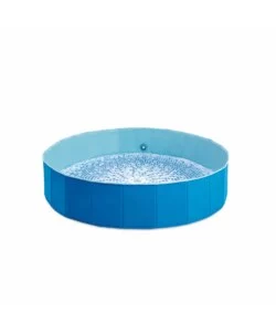 PISCINA FUORI TERRA CON STRUTTURA PIEGHEVOLE RIGIDA PER CANI INTEX AZZURRA 152X152X30 CM - COD. 48400NP