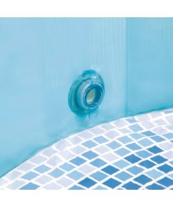 PISCINA FUORI TERRA CON STRUTTURA PIEGHEVOLE RIGIDA PER CANI INTEX AZZURRA 152X152X30 CM - COD. 48400NP