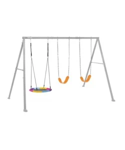ALTALENA INTEX GRIGIO CON SET DI GIOCO A 3 FUNZIONI 343X235X200 CM - COD. 44134