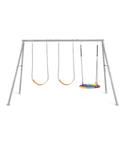 ALTALENA INTEX GRIGIO CON SET DI GIOCO A 3 FUNZIONI 343X235X200 CM - COD. 44134