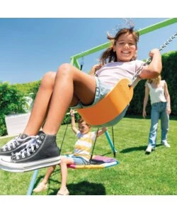 ALTALENA INTEX COLORATA CON SET DI GIOCO A 2 COMPONENTI 254X235X200 CM - COD. 44125