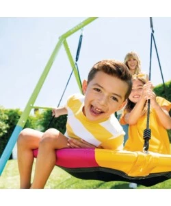 ALTALENA INTEX COLORATA CON SET DI GIOCO A 2 COMPONENTI 254X235X200 CM - COD. 44125