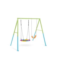 ALTALENA INTEX COLORATA CON SET DI GIOCO A 2 COMPONENTI 254X235X200 CM - COD. 44125