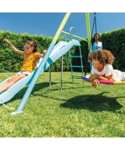 ALTALENA COLORATA INTEX CON SET DI GIOCO A 5 FUNZIONI 442X235X200 CM - COD. 44151