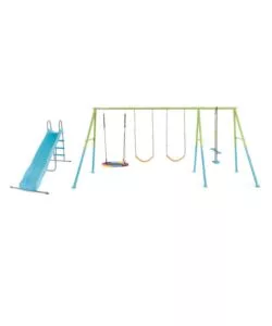 ALTALENA COLORATA INTEX CON SET DI GIOCO A 5 FUNZIONI 442X235X200 CM - COD. 44151