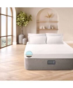 MATERASSO MATRIMONIALE GONFIABILE INTEX "TRUAIRE FOAM" MARRONE 152X203X51 CM - COD. 64084