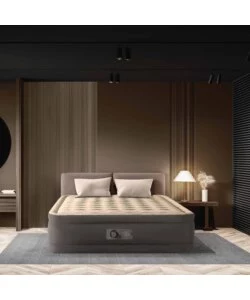 MATERASSO MATRIMONIALE GONFIABILE INTEX "TRUAIRE" MARRONE 152X203X51 CM - COD. 64040