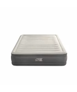 MATERASSO PIAZZA E MEZZA GONFIABILE INTEX "TRUAIRE" MARRONE 137X191X33 CM - COD. 64028