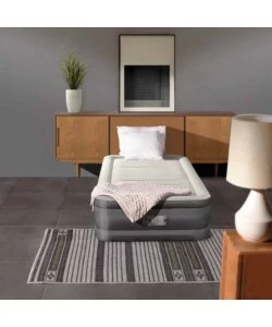 MATERASSO SINGOLO GONFIABILE INTEX "TRUAIRE" MARRONE 99X191X33 CM - COD. 64026