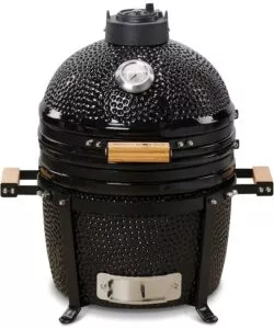 BARBECUE A CARBONE KAMADO BONO "MINIMO 15" IN CERAMICA NERO 46X46X65 CM