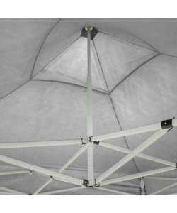 GAZEBO RICHIUDIBILE PIEGHEVOLE RIVIERA IN TESSUTO IMPERMEABILE E ANTI UV BIANCO 3X6 M