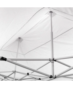 GAZEBO RICHIUDIBILE PIEGHEVOLE RIVIERA IN TESSUTO IMPERMEABILE E ANTI UV BIANCO 3X4,5 M