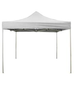 GAZEBO RICHIUDIBILE PIEGHEVOLE RIVIERA IN TESSUTO IMPERMEABILE E ANTI UV BIANCO 3X3 M