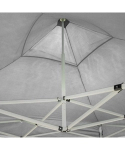 GAZEBO RICHIUDIBILE PIEGHEVOLE RIVIERA IN TESSUTO IMPERMEABILE E ANTI UV BIANCO 2X2 M