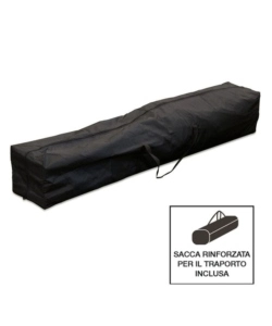 GAZEBO RICHIUDIBILE PIEGHEVOLE RIVIERA IN TESSUTO IMPERMEABILE E ANTI UV BIANCO 2X2 M