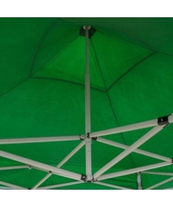 GAZEBO RICHIUDIBILE PIEGHEVOLE RIVIERA IN TESSUTO IMPERMEABILE E ANTI UV VERDE 3X3 M