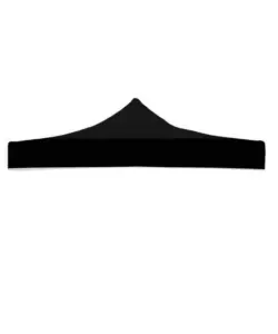 TETTO PER GAZEBO RIVIERA IN TESSUTO IMPERMEABILE E ANTI UV NERO 3X3 M